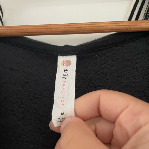 Anthropologie Daily Practice Ruched Knit Hooded Mini Dress Long Sleeves - Picture 8 of 10